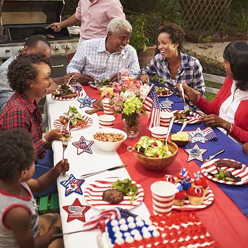 Miniatura 5 de 8 posavasos de pintura con diamantes para el Día de la Independencia, posavasos de arte con diamantes para bricolaje, kits de pintura para