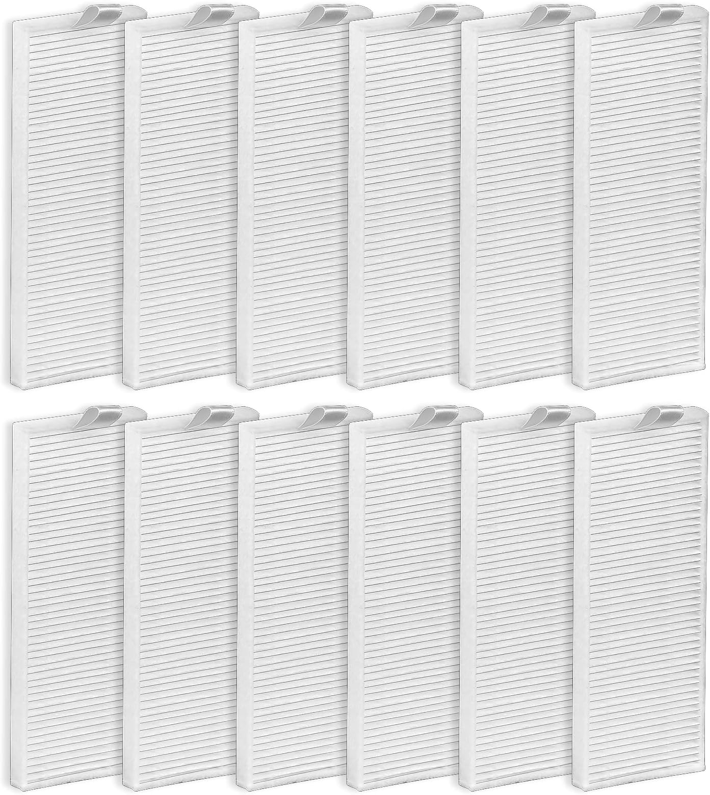(12 Pieces) HEPA Filters Compatible With Robotic Vacuum Lefant M210B M213S M210S M210 M213, OKP Life K2 K3 K3A K4 K5, Robot Vacuum Cleaner Filter Kit, Replacement Parts 12 Filters Accessory Kit