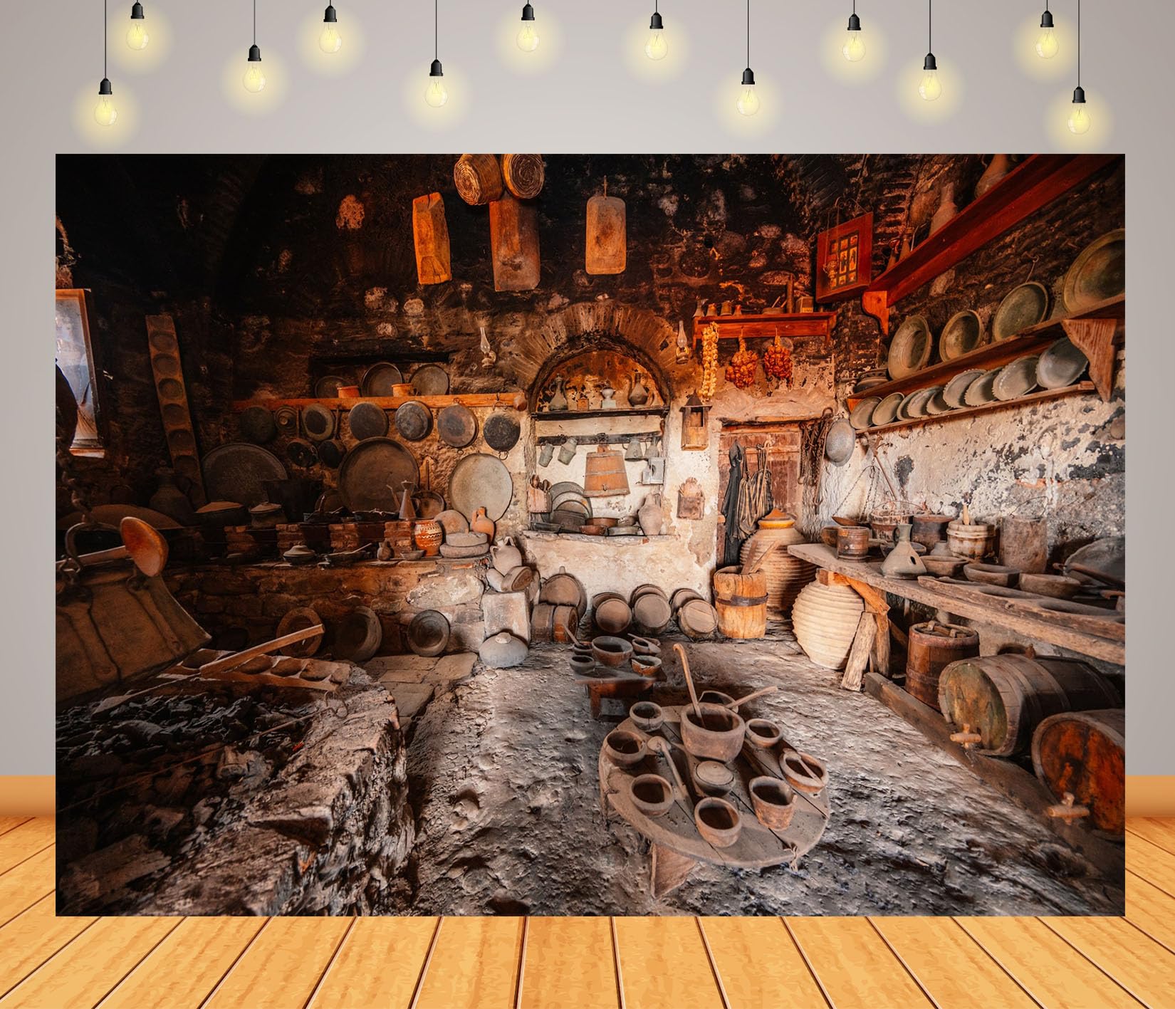 17x10FT (5.2x3m) Officina Antica Di Ceramica Sfondo Fotografico