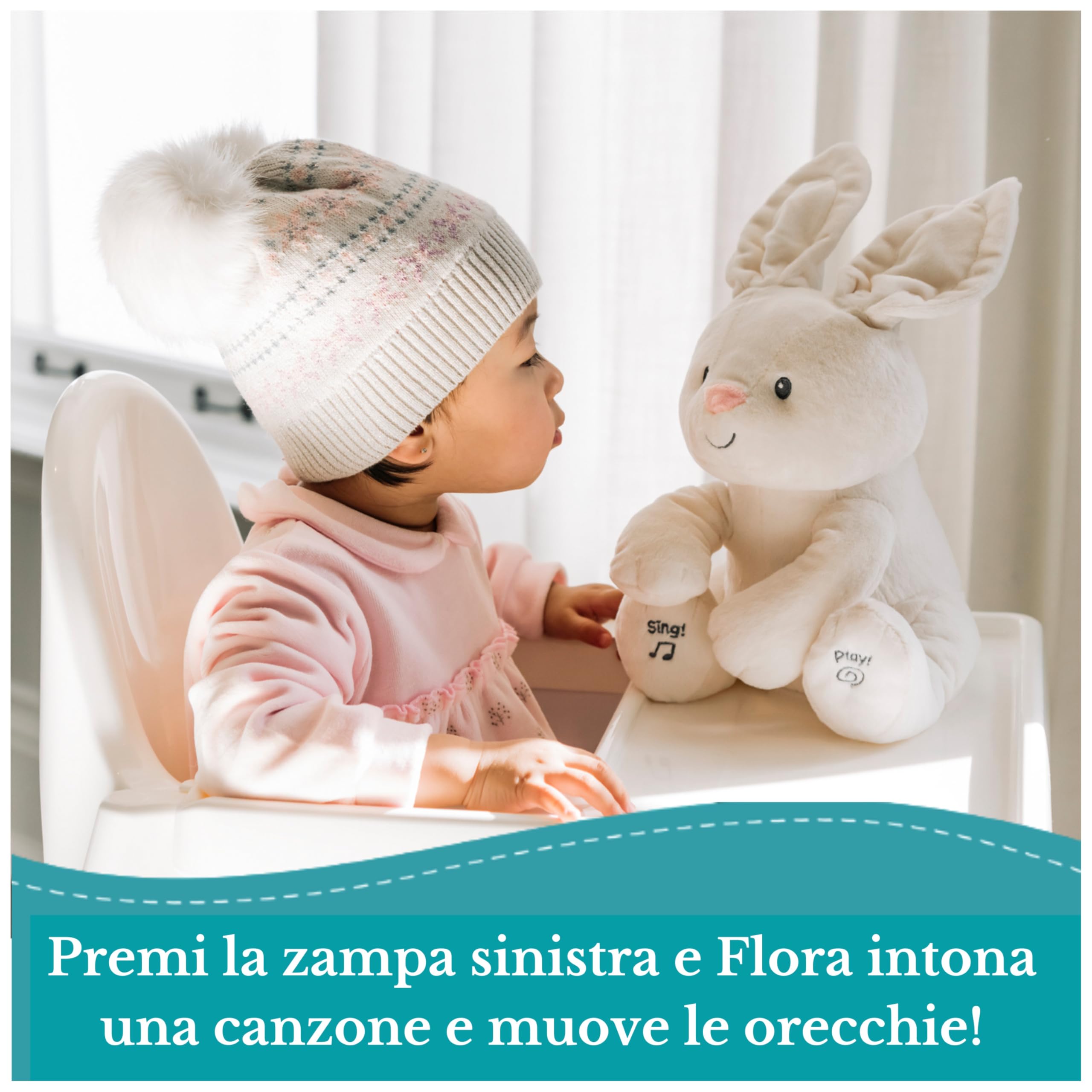 Orecchie da coniglio realistiche - Italia