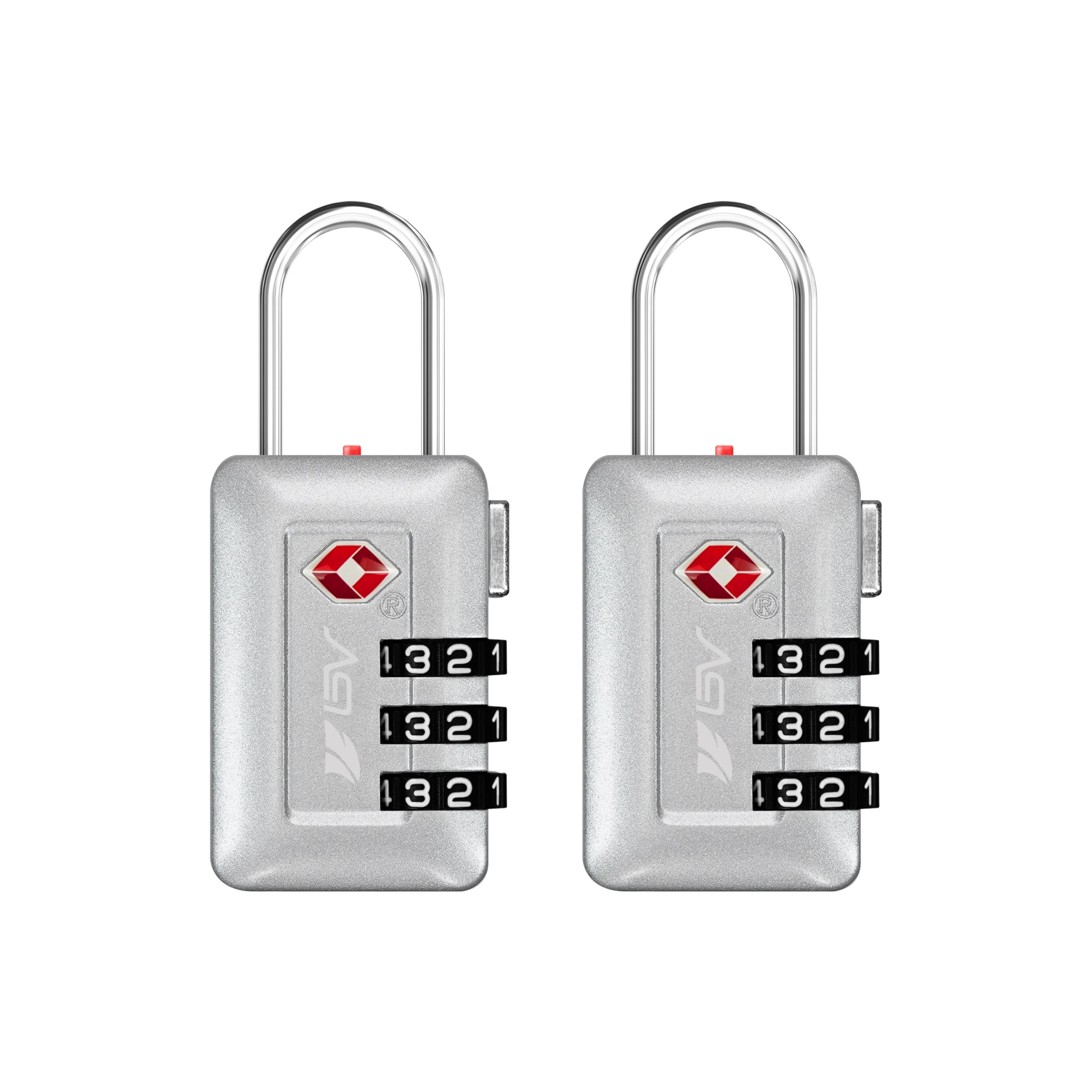 BV TSA Accepted Luggage Travel Lock, Set-Your-Own Combination Lock for School Gym Locker, Luggage Suitcase Baggage Locks, Filing Cabinets, Toolbox,