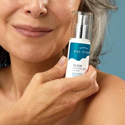 Miniatura 3 de Santo Remedio Piel Eterna ZELMA - Suero iluminador de 1 onza líquida suero de vitamina C con complejo mineral péptidos Sacha Inchi ácido hialurónico