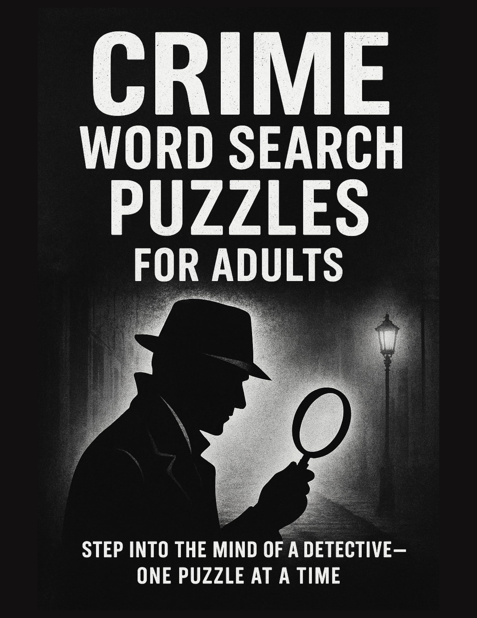 Crime Word Search Puzzles for Adults (Kindle Scribe Only) : One puzzle per page, Includes Full Solutions