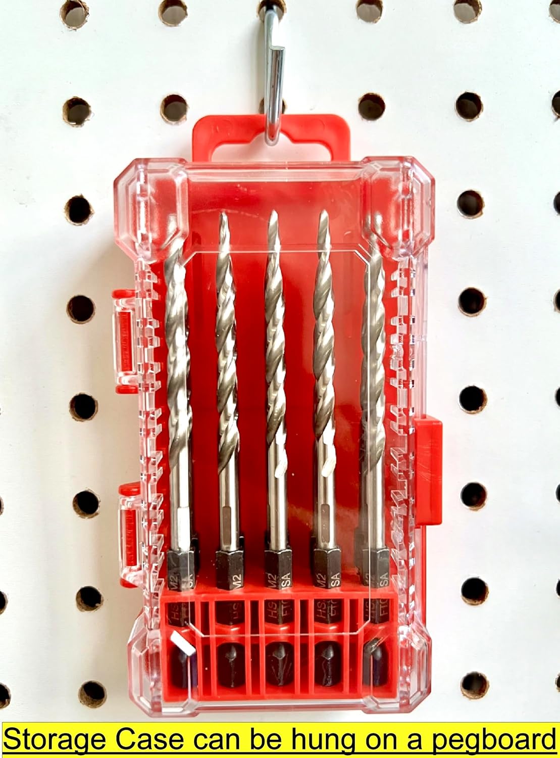 FTG USA 10 Pc 3/16" (#10) Tapered Drill Bits for Wood, Replacement for Countersink Drill Bit Set with Storage Container