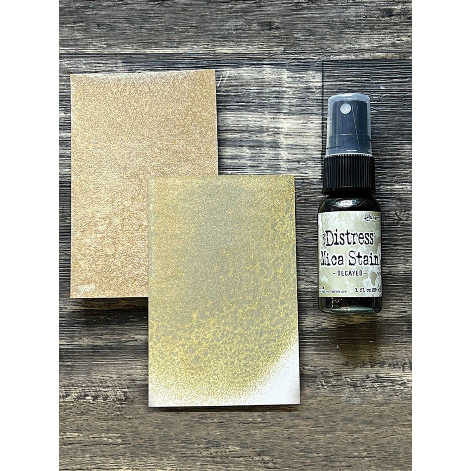 Distress Mica Stain 3色セット + 9.5インチハサミ Ranger Tim Holtz Distress Mica Stain Sprays Halloween Set #1