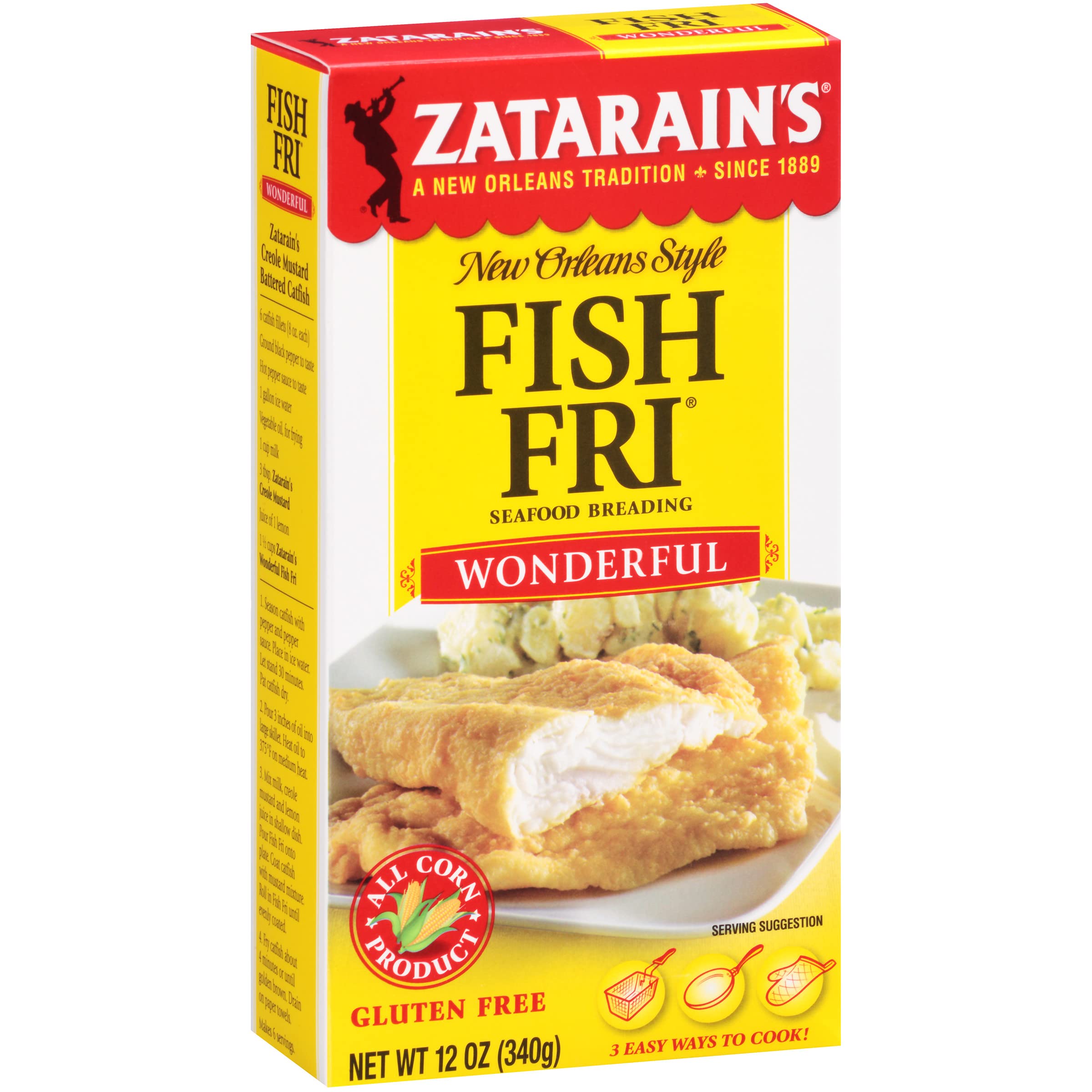 Zatarains, Zatarains Fish Fri Wonderful Seafood Breading, 12 Ounce