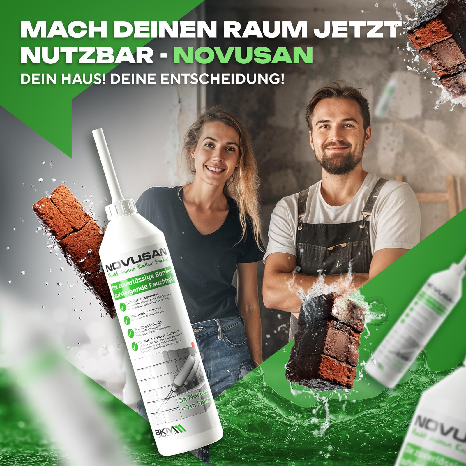 Kanister mit Dosierhahn - Horizontalsperre Injektion 25 Liter
