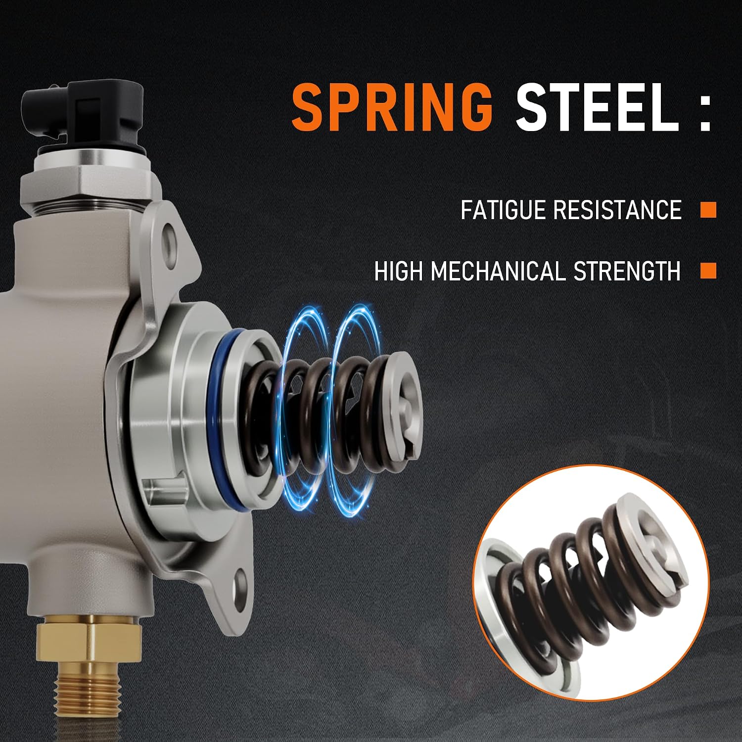 High Pressure Fuel Pump GDP602 06J127025E Compatible for Audi A4 2010-2016, Q5 2011-2017, A5 2010-2014, A6 2012-2015, TT Quattro 2011-2015 [L4 2.0L] Engine Only