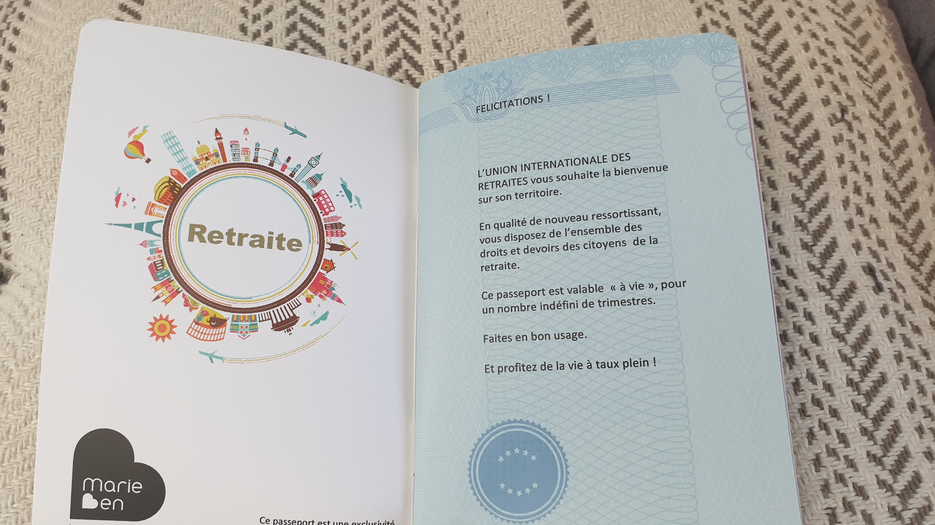 Cadeau Retraite Collègue Femme Homme - Carte Décoration Anniversaire