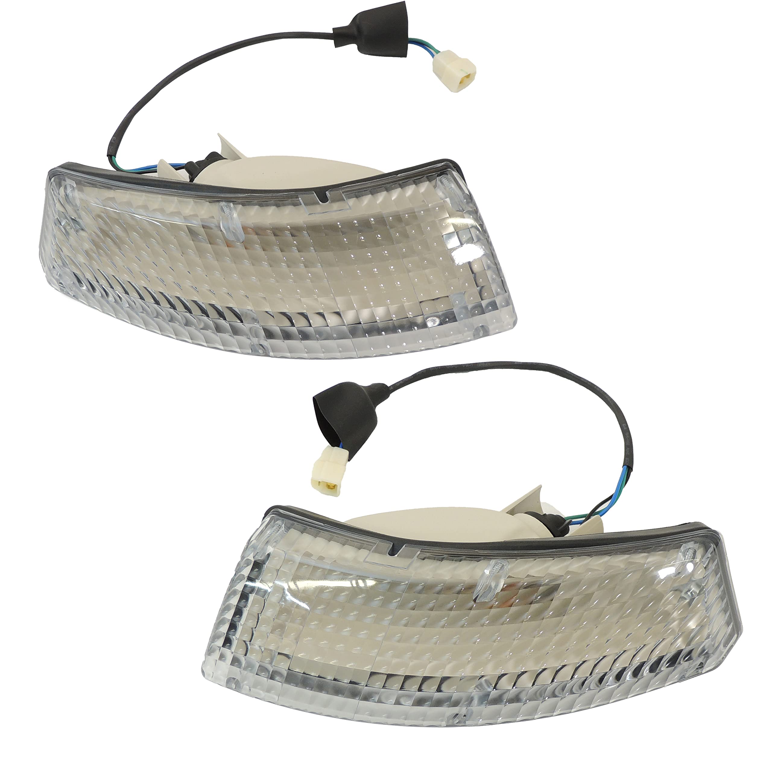 Show Me Classic Parts 1970-1972 Turn Signal Lamp Light Set for Datsun 240z Clear Lens