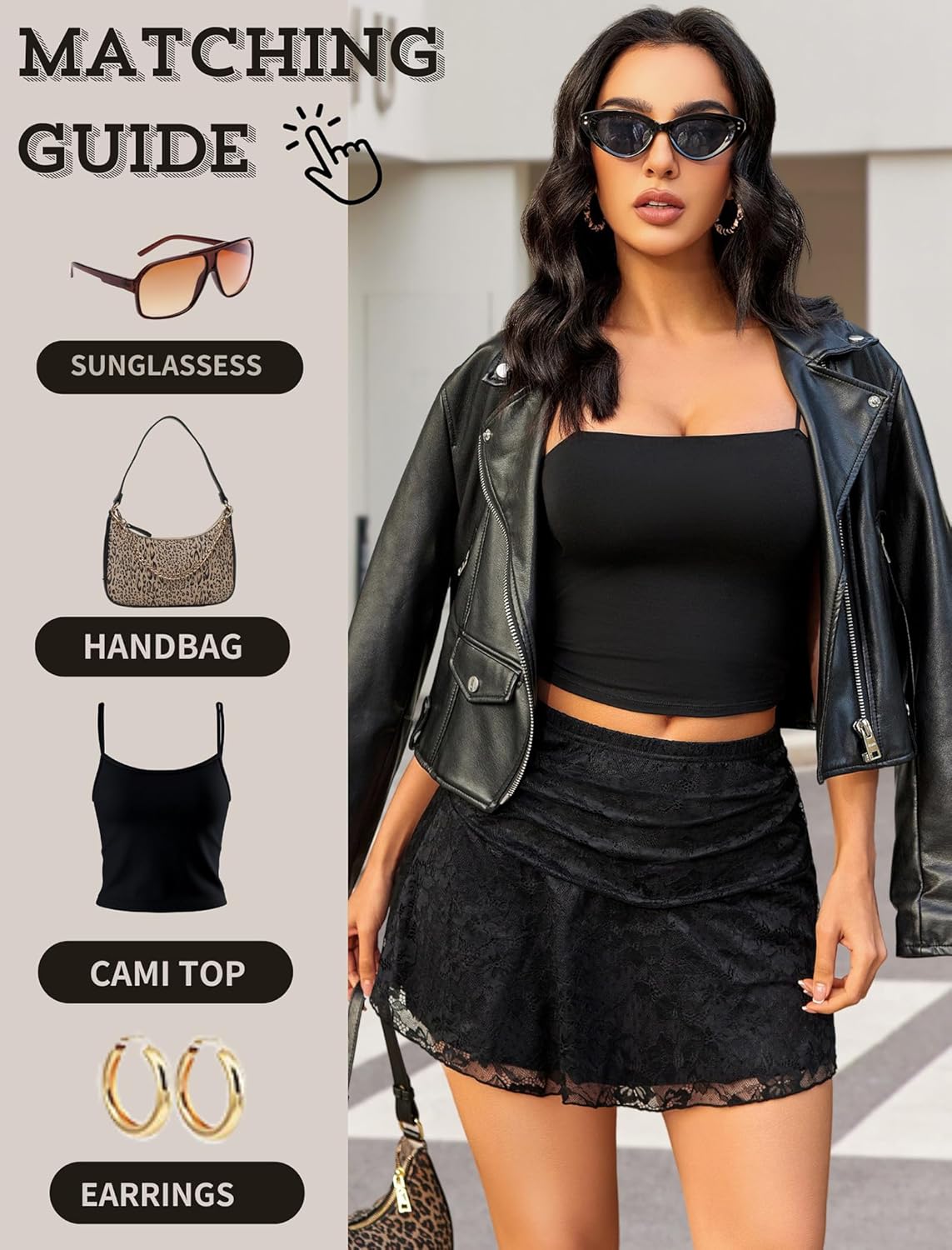 Avidlove Mini Skirts for Women Sexy Lace Skirt A-Line Ruched Double Layer Short Going Out Skirt - Image 6