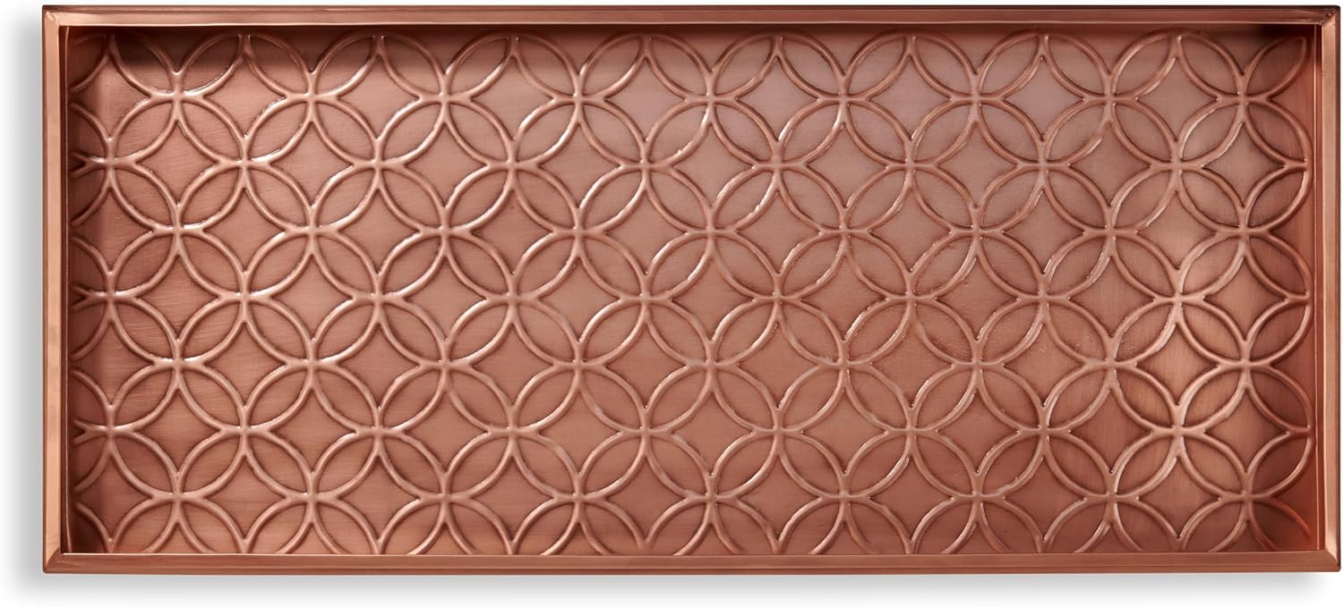 Good Directions 205VB Double Circles Copper Boot Tray Large Double Circles Double Circles