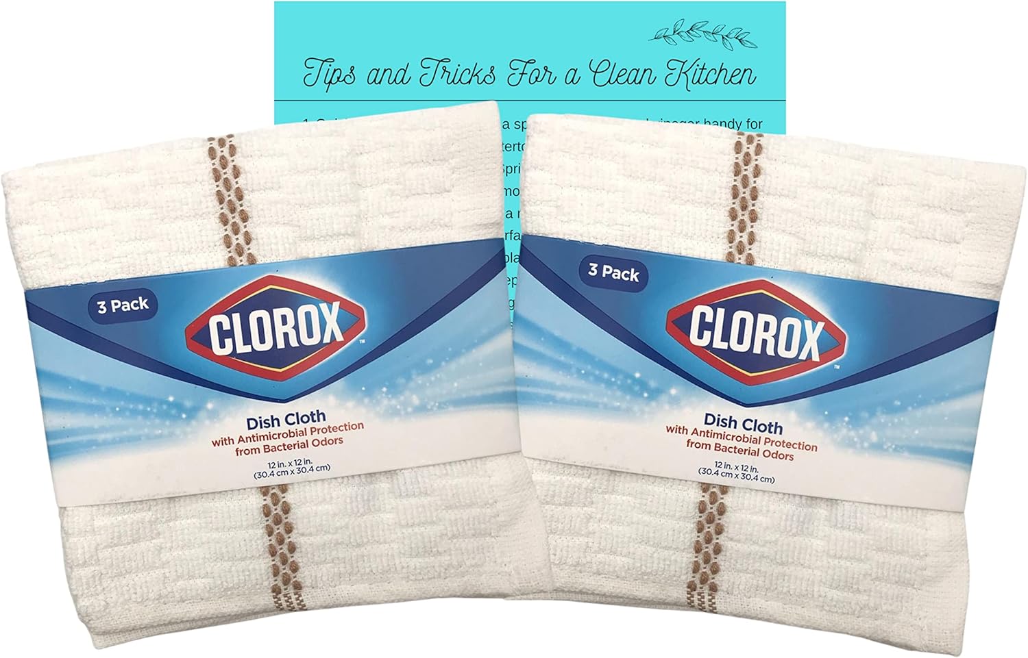 Redwood Lane White Cotton Dish Cloths Kitchen Towels Dish