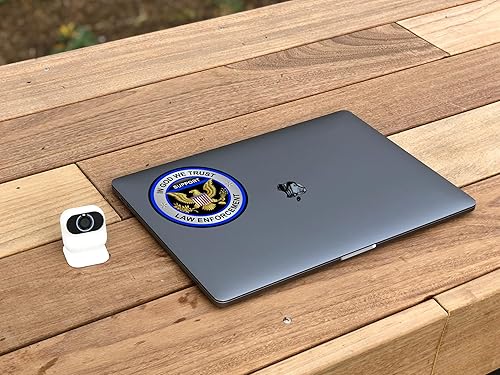 Miniatura 3 de Adhesivo para la aplicación de la ley de 5 x 5 pulgadas, adhesivo fuerte impermeable para policía, no se decolora, se utiliza para automóvil,