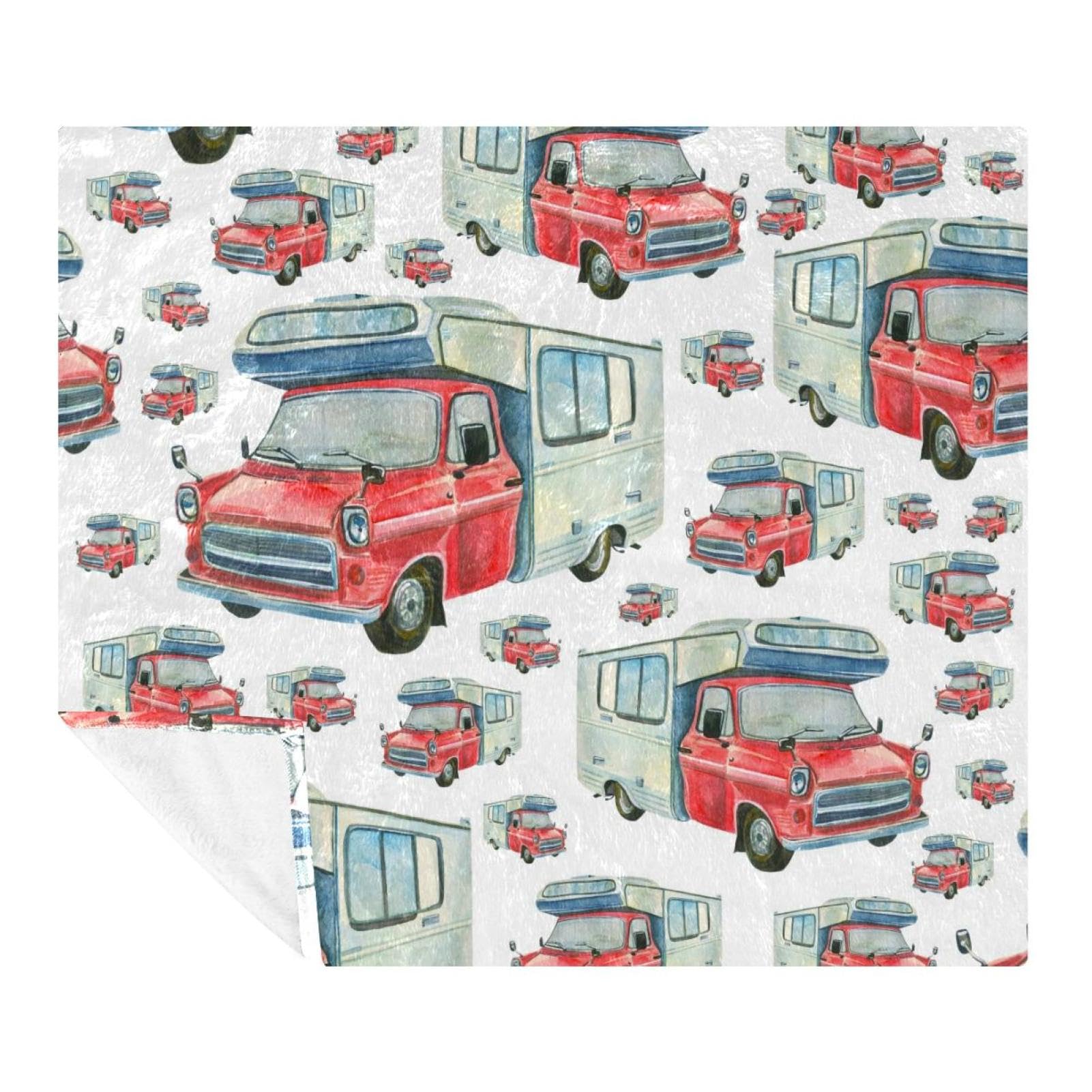 Couverture van et camping-car en microfibre légère pour voyage