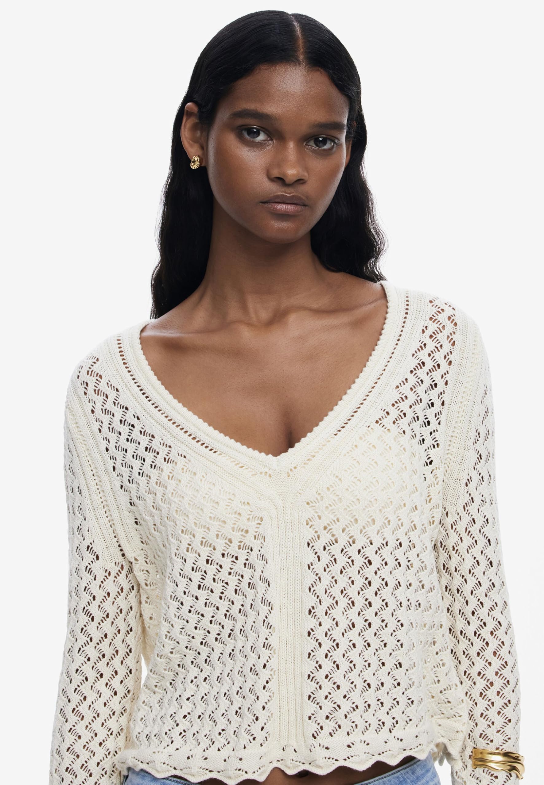 Desigual Jers_flam Sweatshirt Mujer (Pack de 1)