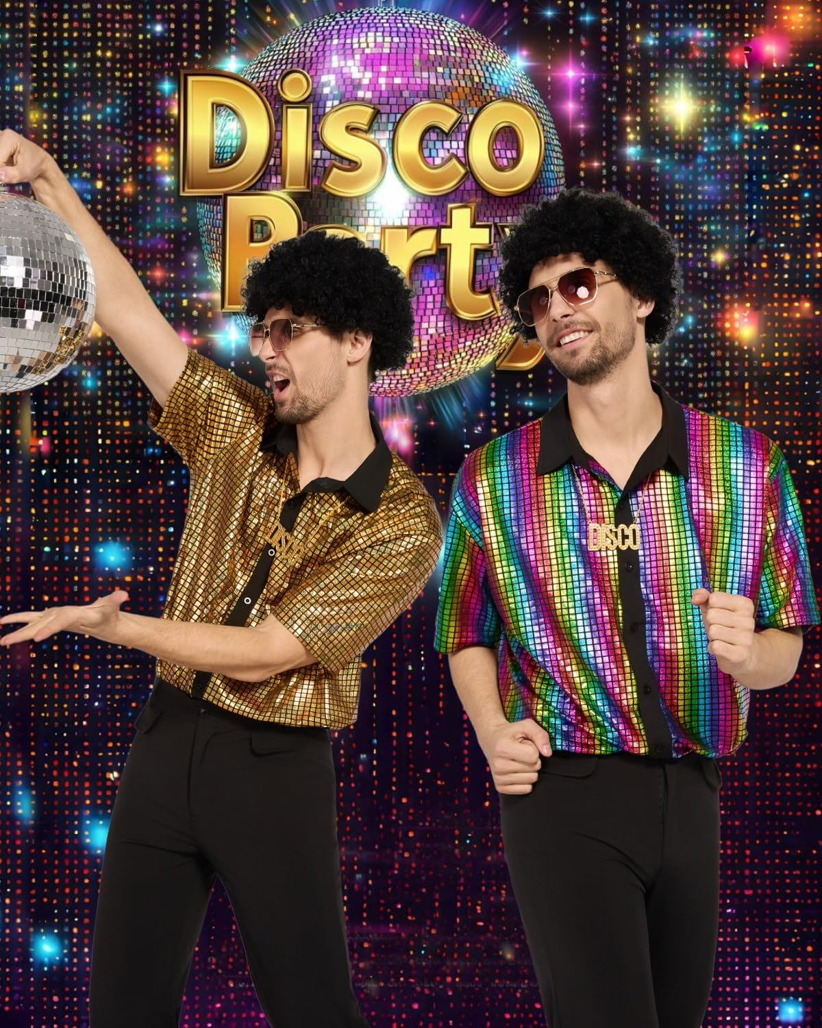 Mens 70's Disco Outfit Retro 70s Mens Costume for Adults Perfect 70's Theme Clothes for Parties - Image 5