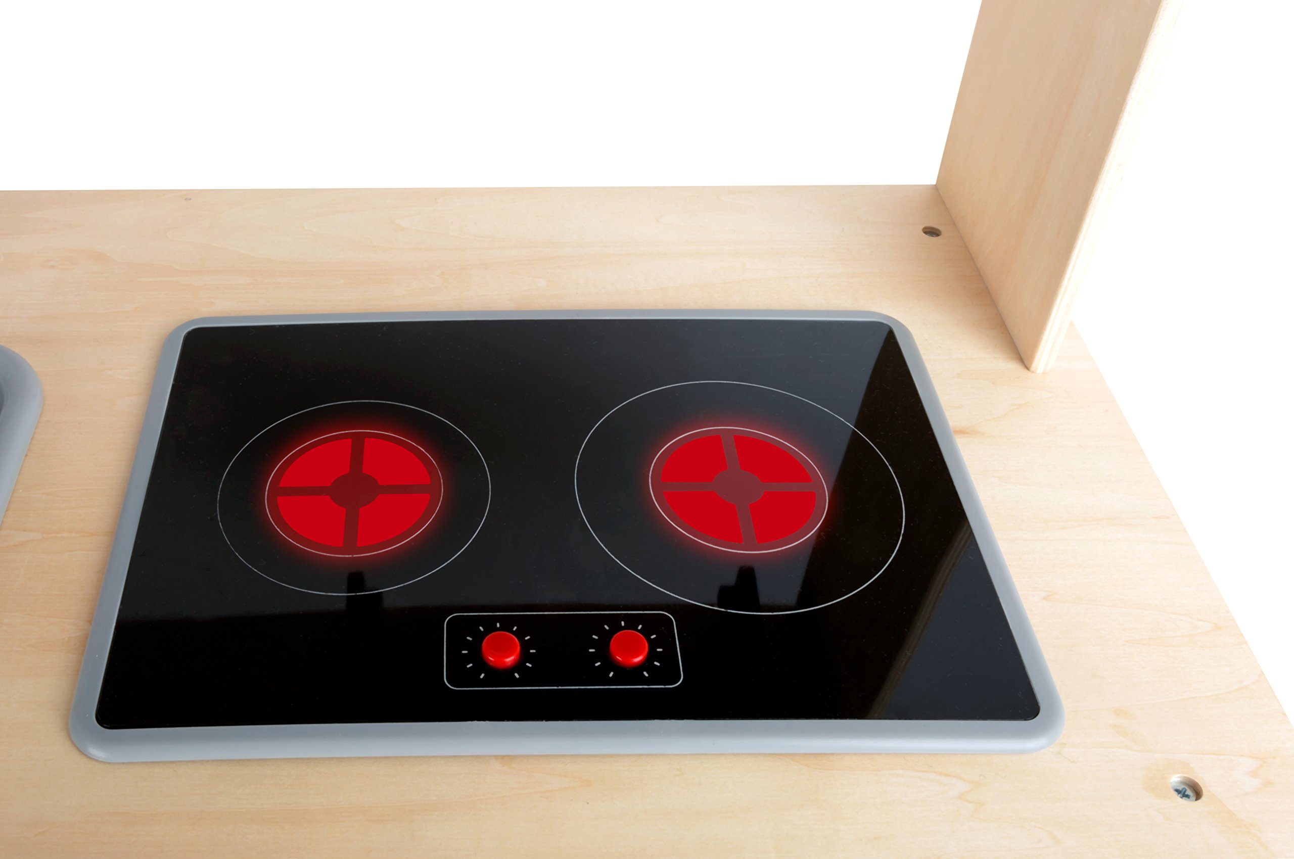 small foot 10749 Kinderküche modern aus Holz mit umfassender Ausstattung, Rollenspielzeug für Kinder ab 3 Jahren