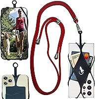 Vista 18 de Gecko Travel Tech Cordones de teléfono con cordón para teléfono celular para alrededor del cuello del cuello Lanyard Phone Crossbody