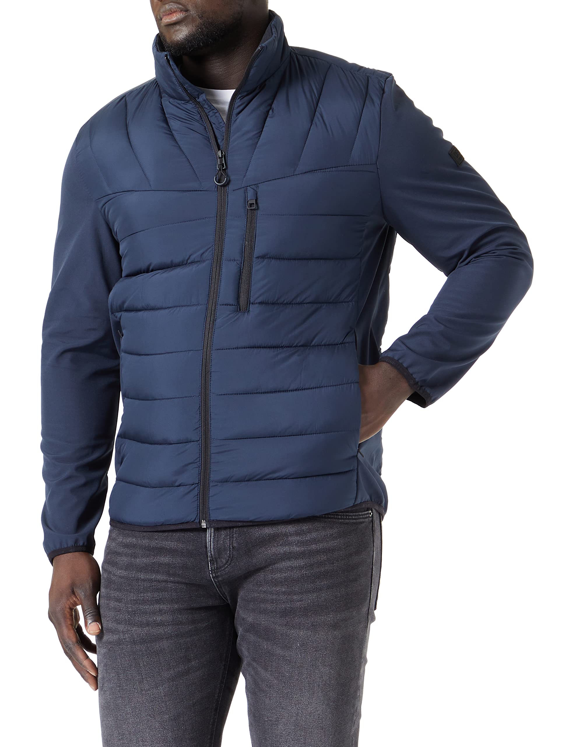 TOM TAILOR Denim Hombre Chaqueta Bomber Con Acolchado