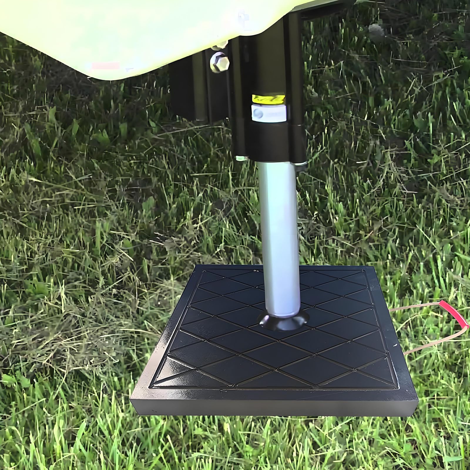 Wasserdichte Ausleger-Pads, Stabilisator-Wagenheber-Pads für Kran, Abschleppwagen, Wohnmobile, Gabelstapler, hochdichte Nivelliermatte, tragbar, 50 x 50 cm