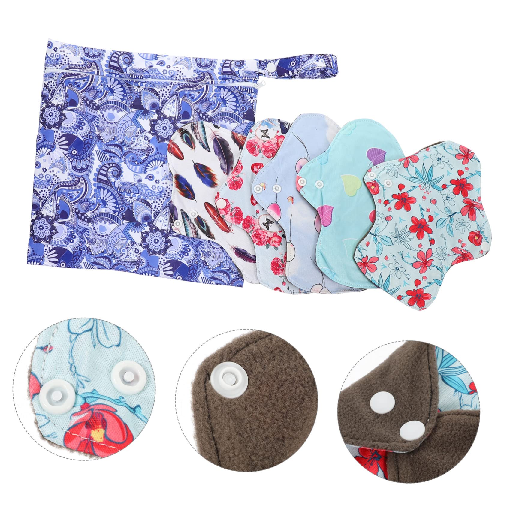 MAGICLULU 3 Set Di Assorbenti Portatili Per Le Donne Assorbenti Riutilizzabili Forte Assorbimento Perdite