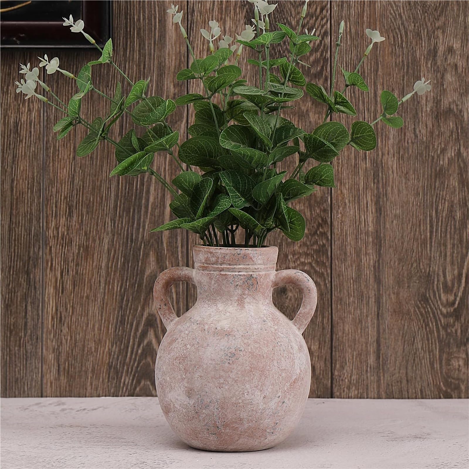 Grands vases en céramique pour décoration d'étagère de salon