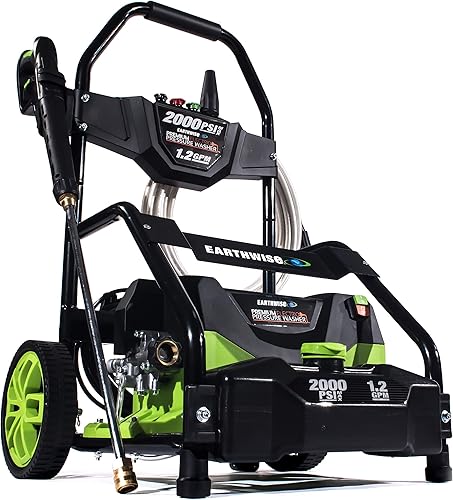 Earthwise PW20004 2000 PSI 1.2GPM 13-Amp Lavadora a presión eléctrica