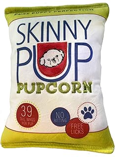 H&K for Dogs Power Plush | Skinny Pup (Large) | Funny Dog Toy | Dog Toy with Squeaker | Dog Gift | Fun, Durable, and Safe | Squeaky Dog Toy