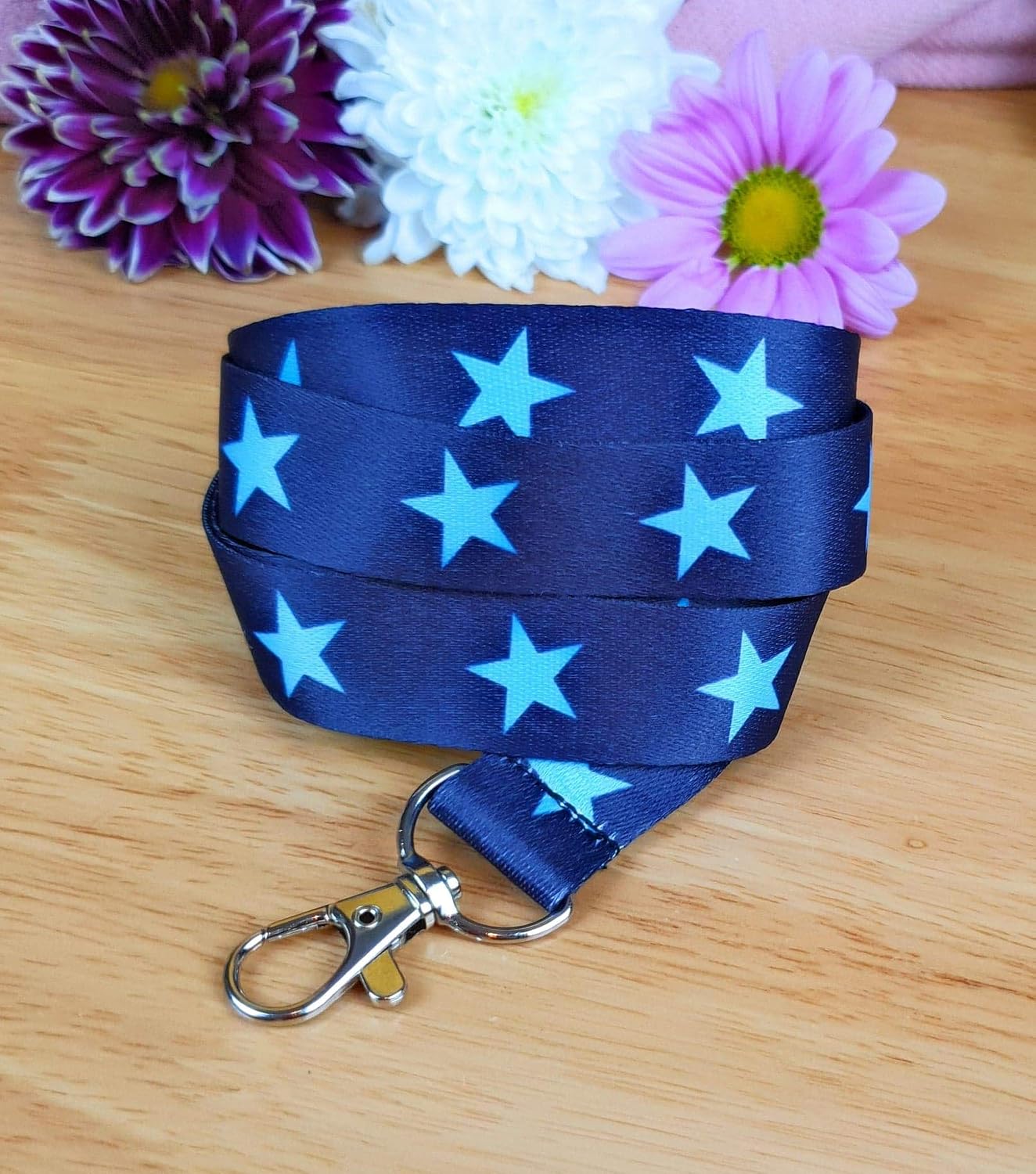 Spirius Stars Breakaway Lanyard Neck Strap with safety release clip - Image 5