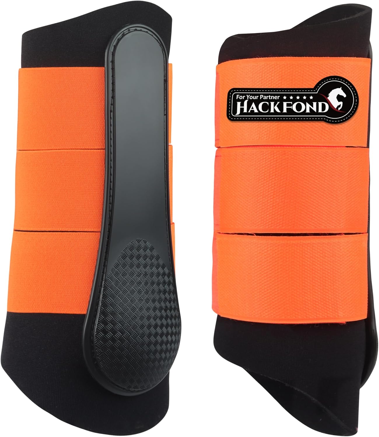 Neoprene Brushing Boots for Horses, Equestrian Splint Boots Shock-Absorbing Leg Protection for Horses