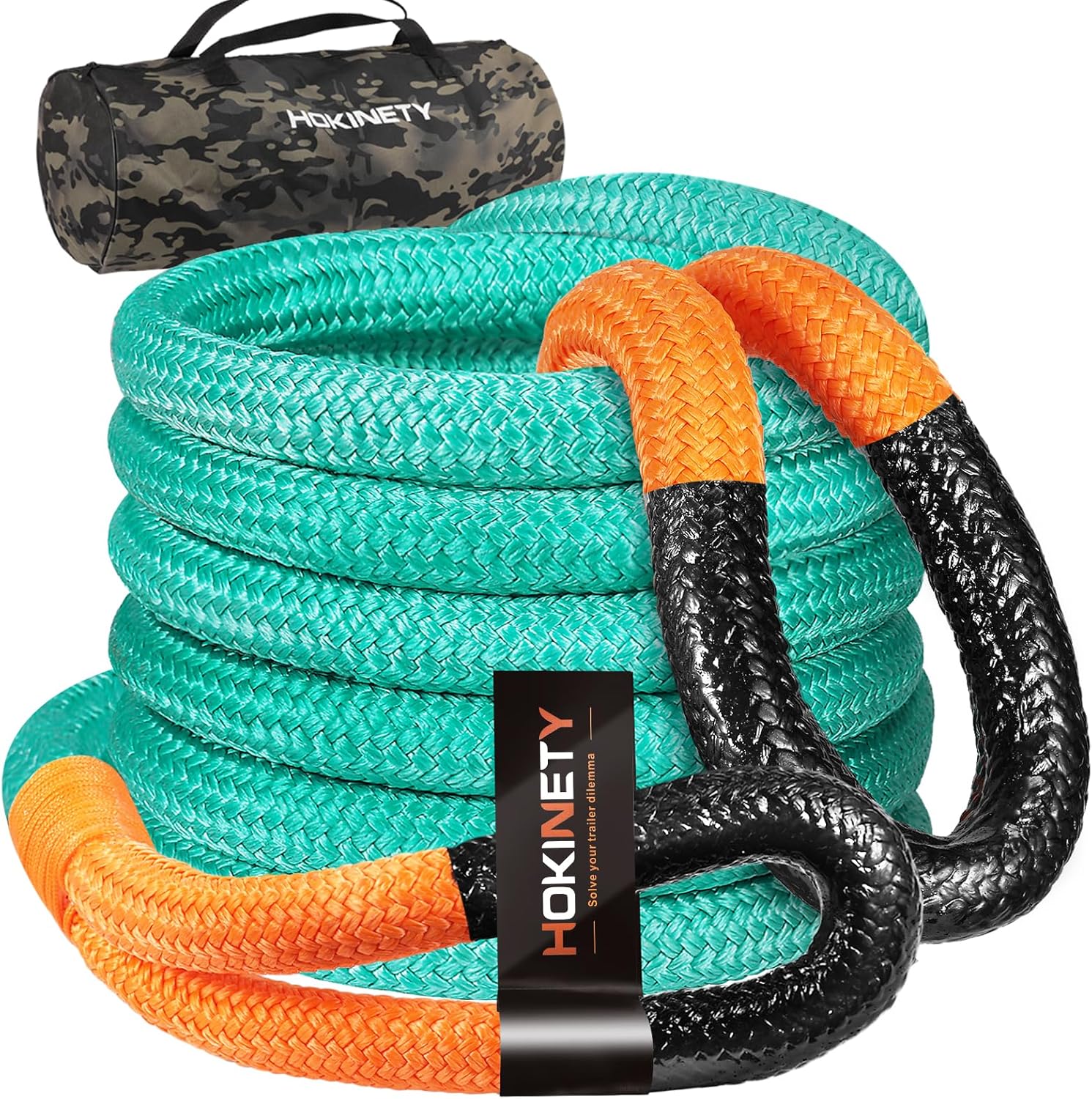 Recovery Tow Rope 11/8" x20ft Offroad Snatch Strap Heavy Duty Towing Straps