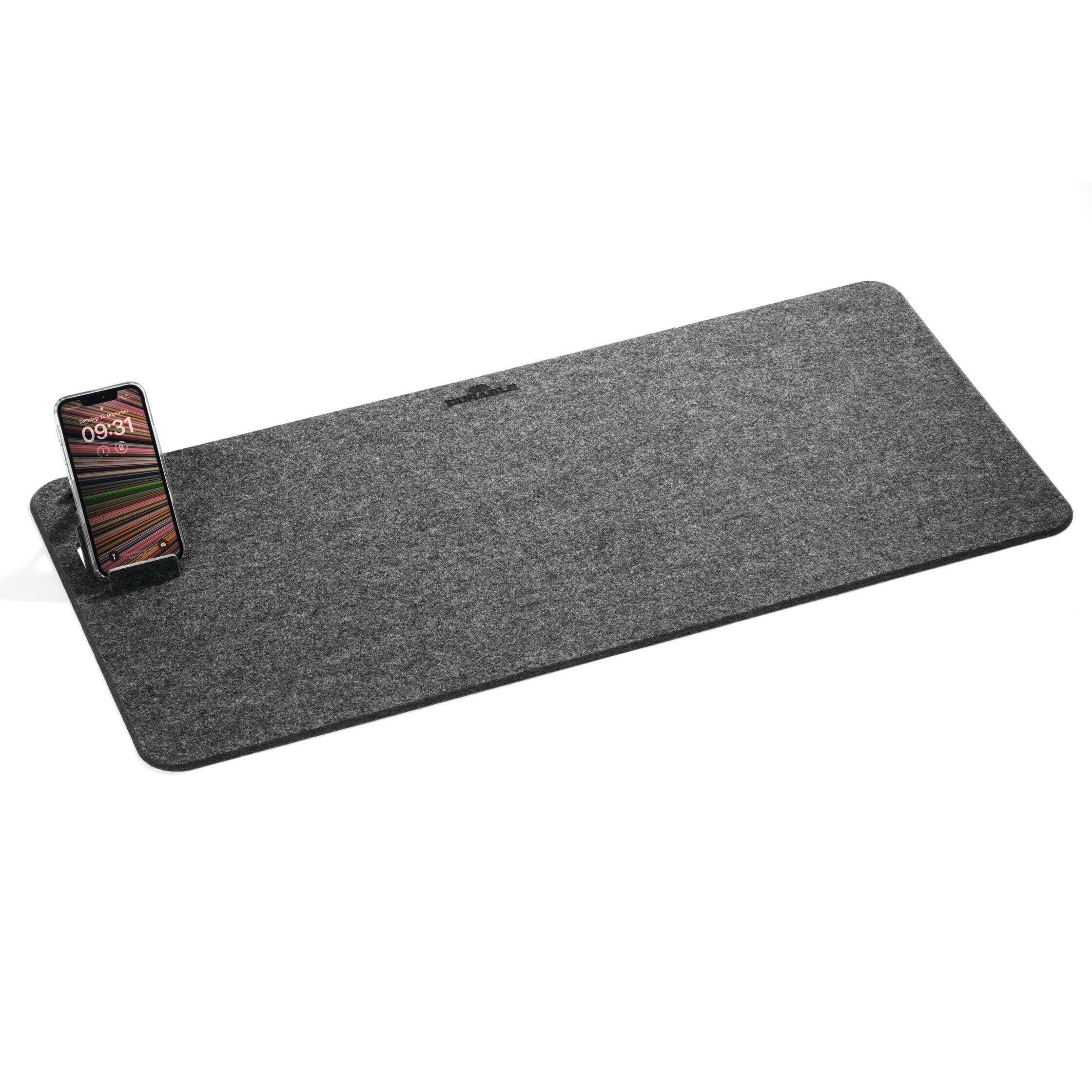 Durable EFFECT 708158 - Vade de escritorio (700 x 330 mm, fieltro PET reciclado), color gris