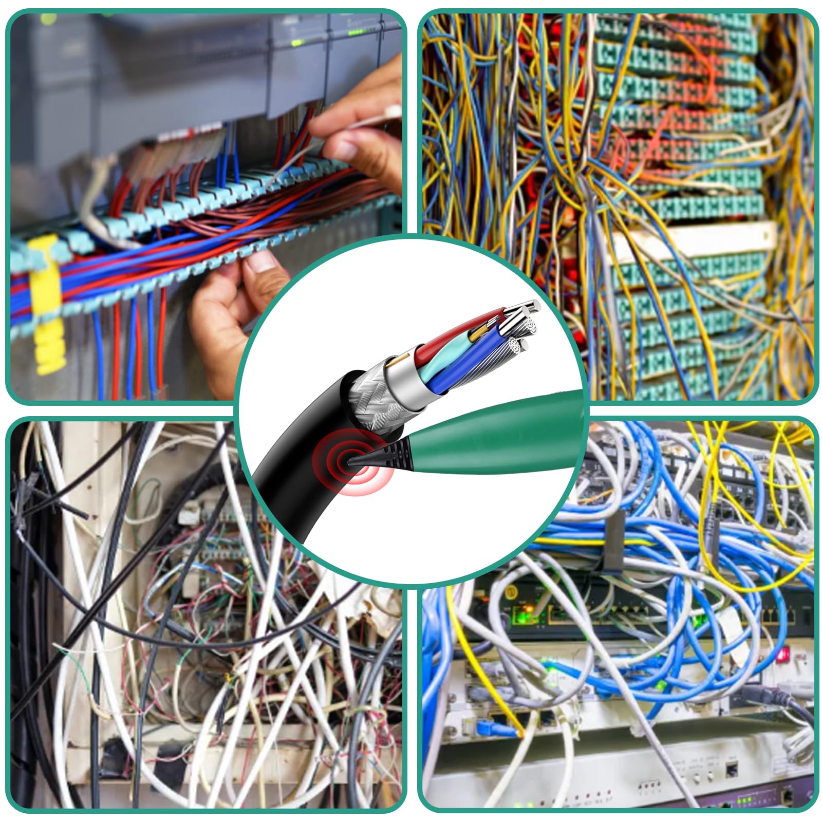 Buscador de cables para cable de rotura, dispositivo de búsqueda: buscador de cables, buscador de cables, rastreador de cables para comprobador de cables de red, paso del circuito de prueba
