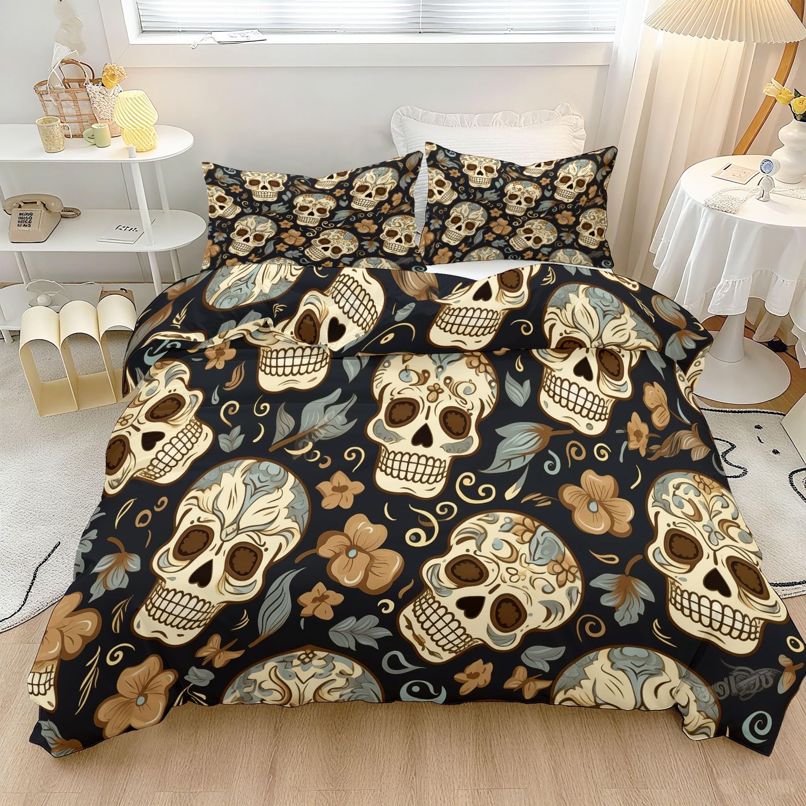 Housse de couette 200x200 parure de lit microfibre haute qualité