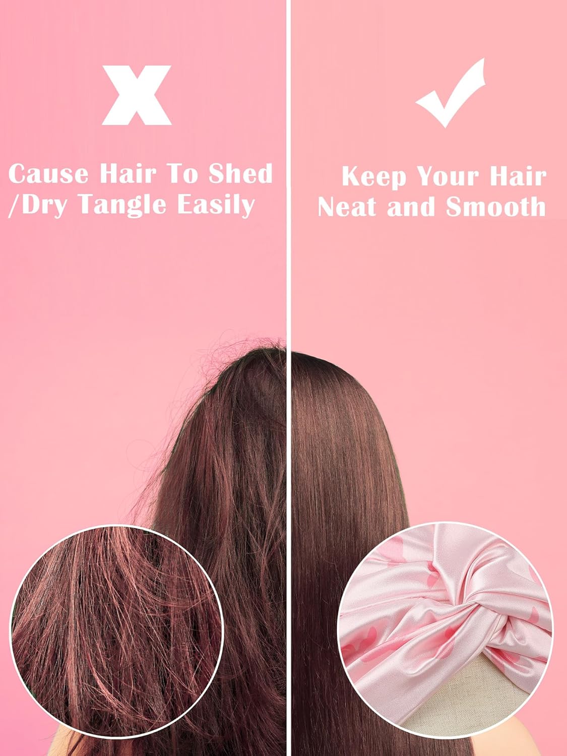 Ramede Silk Bonnet for Sleeping Women Adjustable Satin Coquette Satin Cap Double Hair Bonnet for Curly Braid Straight Hair - Image 6