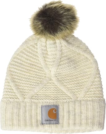 Carhartt Women's Cable Knit Pom Hat 