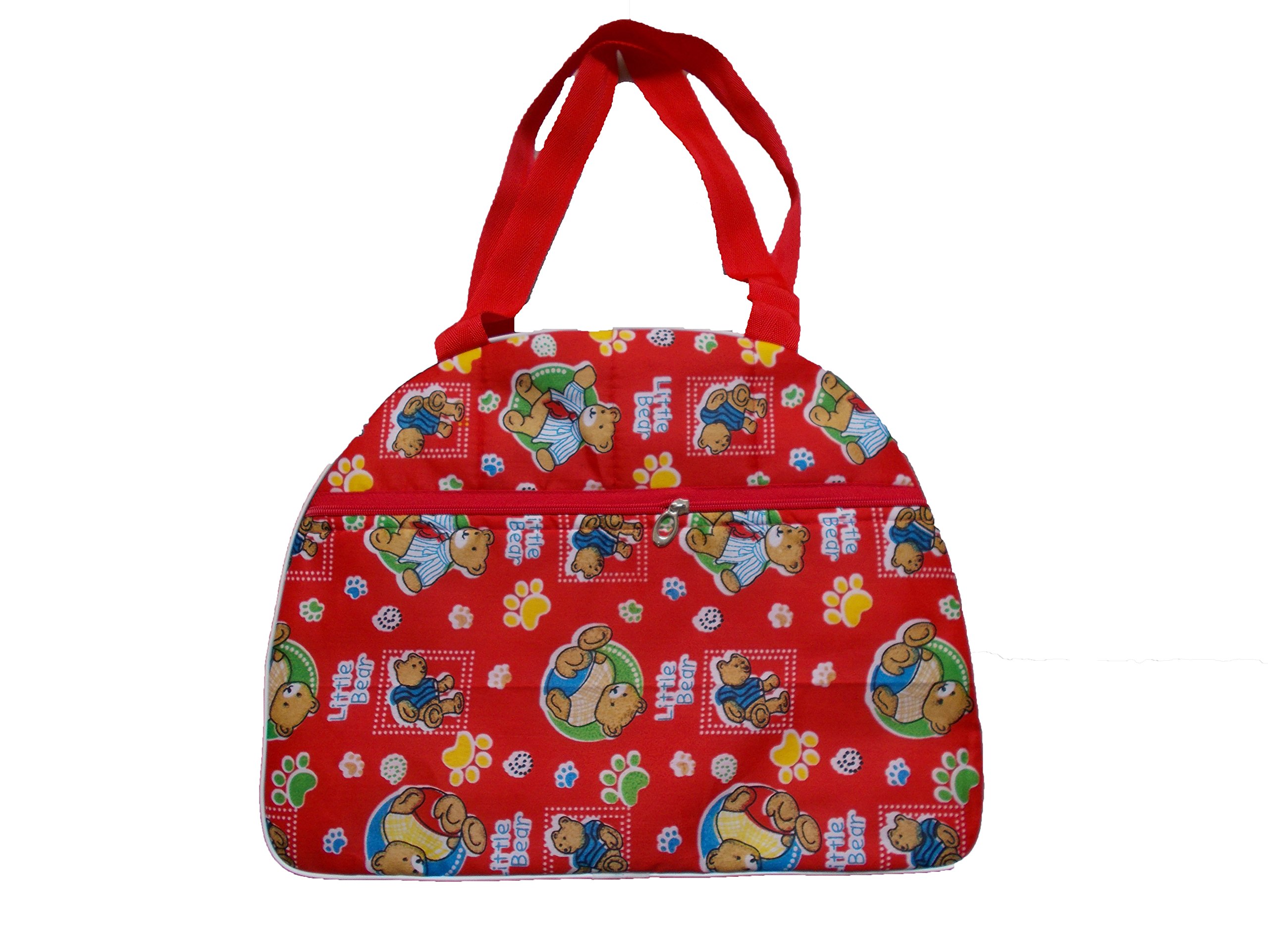 Side Folding Bag, Baby and mom Multipurpose Bag, Travelling Bag,Carry Bag Red 3