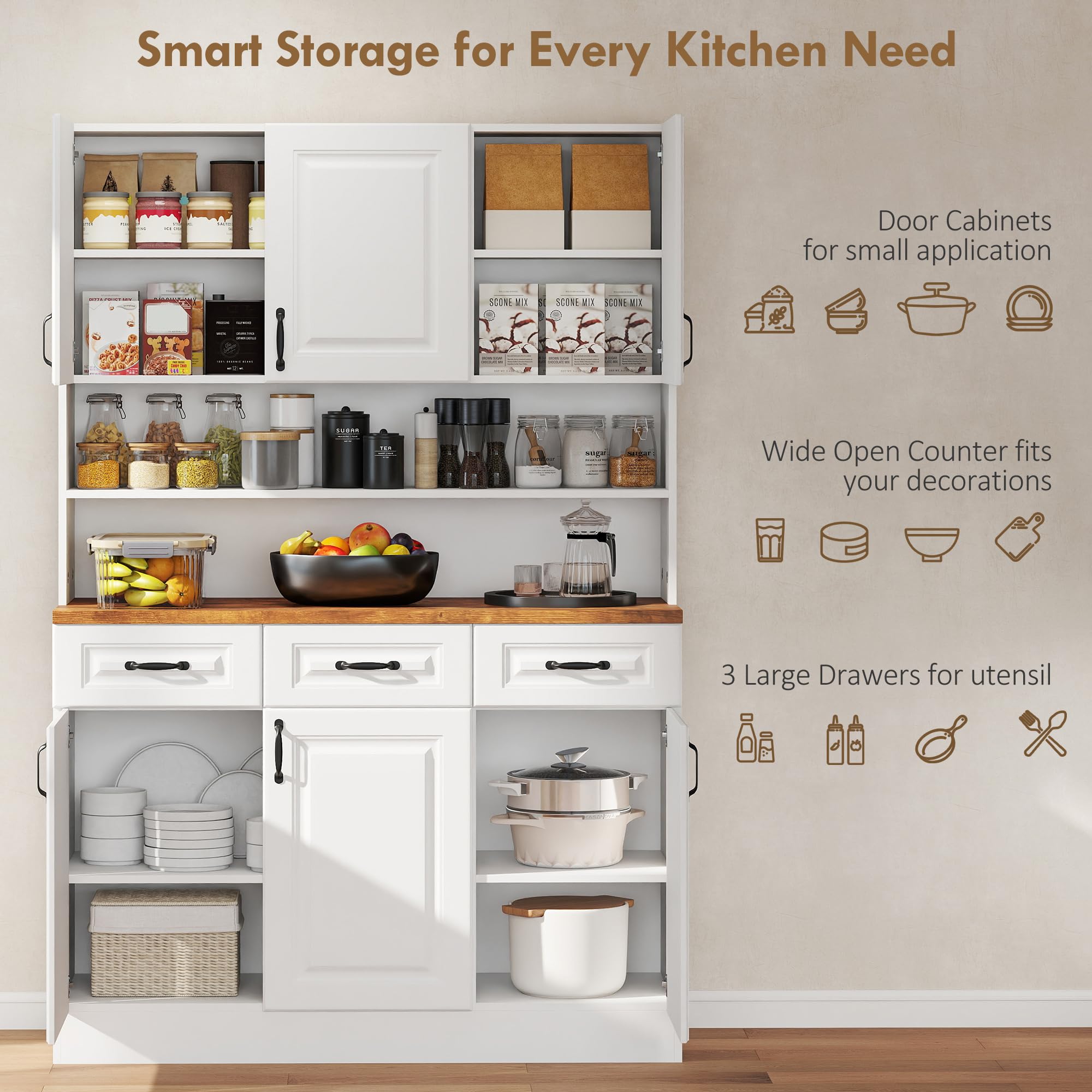Free Standing Kitchen Storage Ideas: Maximize Space Efficiently