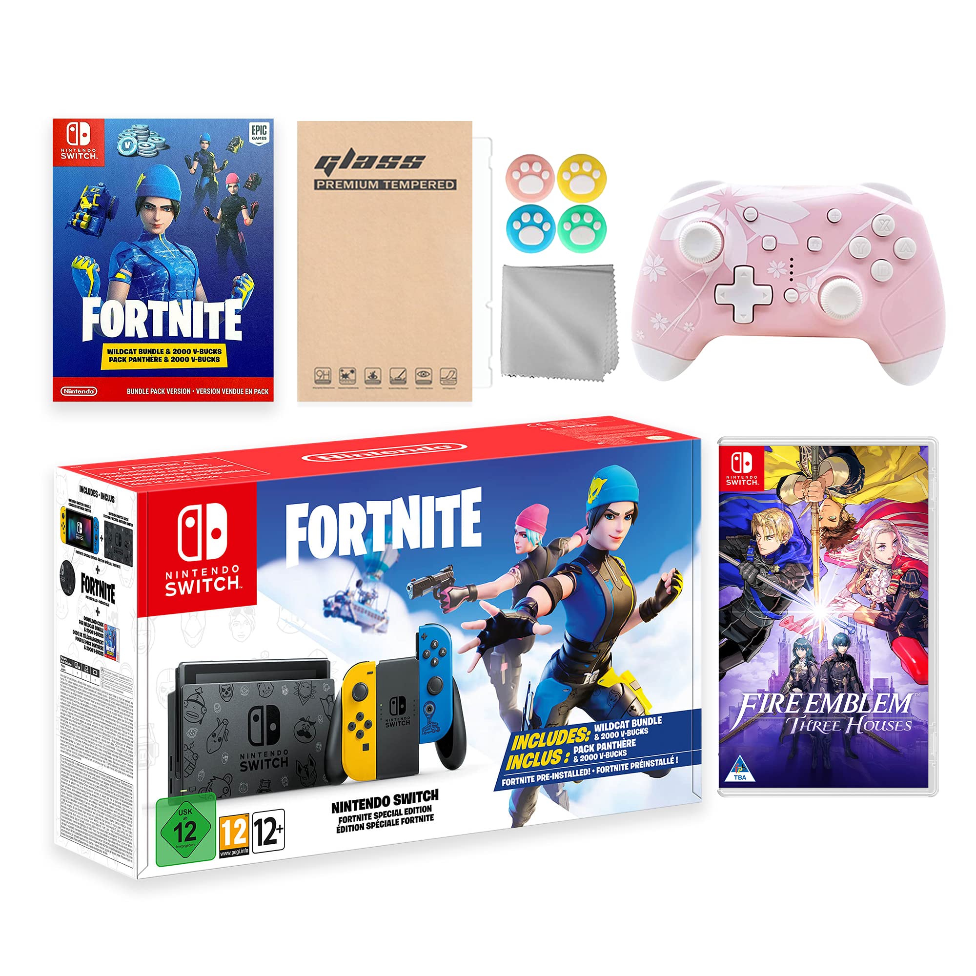 Buy Nintendo Switch Fortnite Wildcat Limited Console Set, Epic Wildcat Outfits, 2000 VBucks