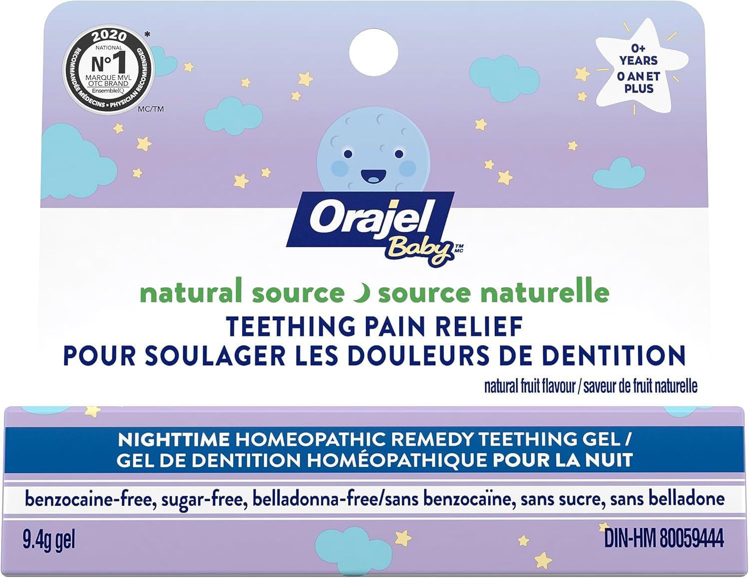 Baby Orajel Natural Source Nighttime Teething Gel, 9.4g Amazon.ca Baby