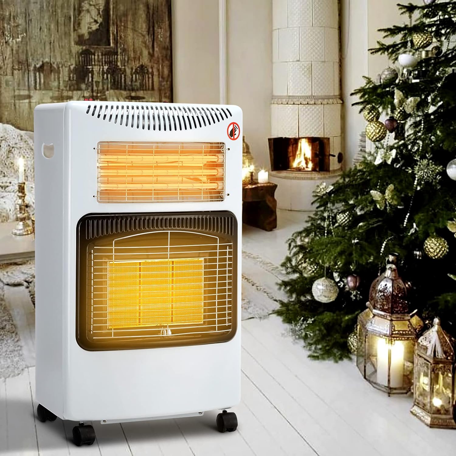 The Fellie Portable Gas Heater, Indoor Outdoor Adjustable 4.3KW Calor