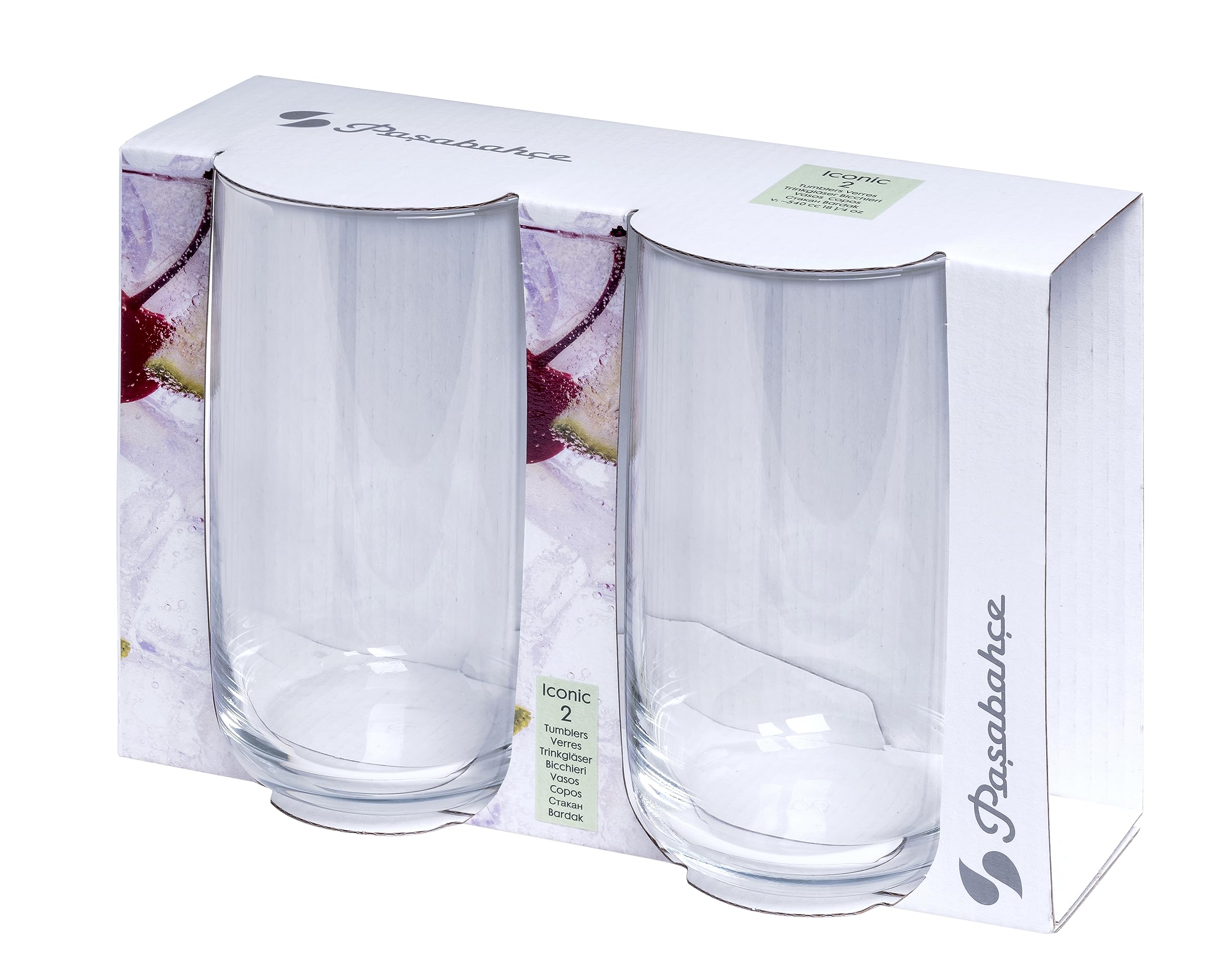 Paşabahçe Iconic Meşrubat-Long Drink 0 Damla Logo 2 Ofset Pk 24