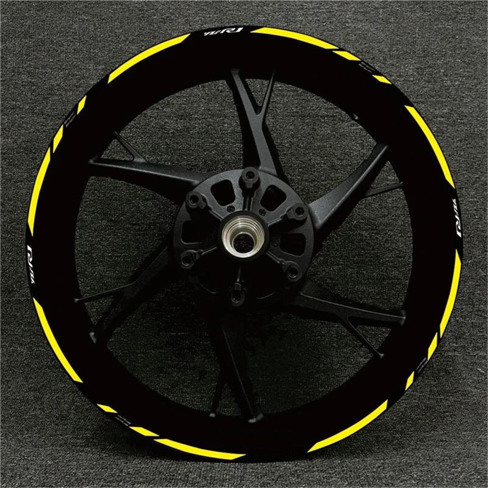 Wheel Stickers Motorcycle Wheel Stickers Rim Reflective Decal for YZFR1 YZF-R1 YZF R1 Stripe Decals Hub Sticker Rim Reflective Decal