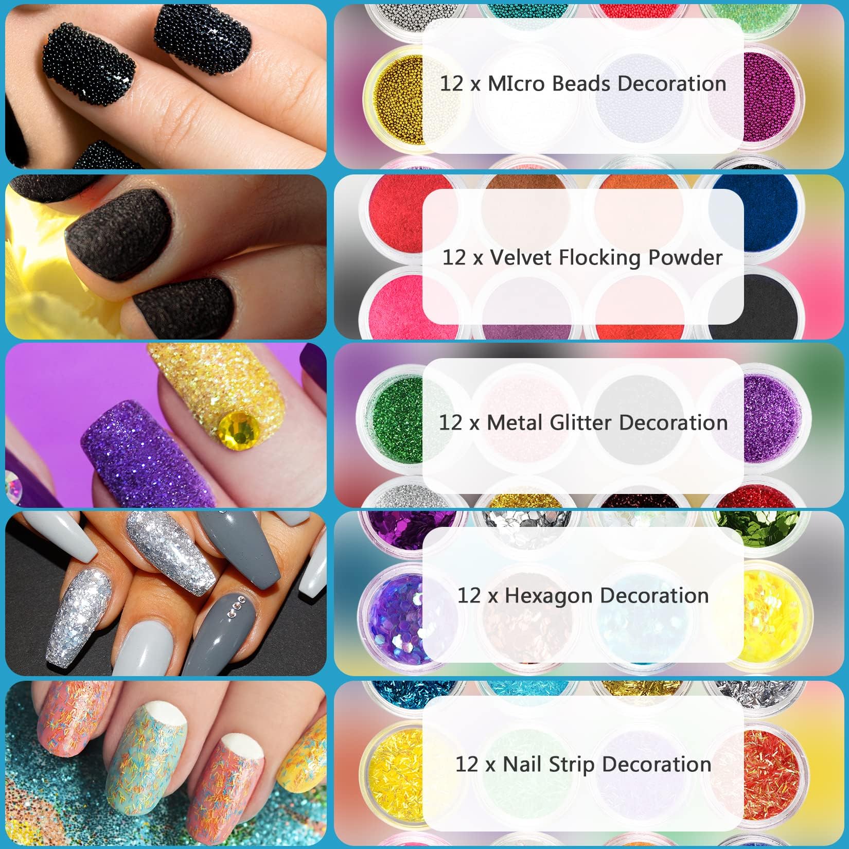 Phoenixy Poudre Acrylique Pour Ongles 78 Couleurs Kit Acrylique Ongles Complet Avec Acrylique Liquide Monomer Faux Ongles Outils D'art D'ongle Nail Art Extension Kit Manucure