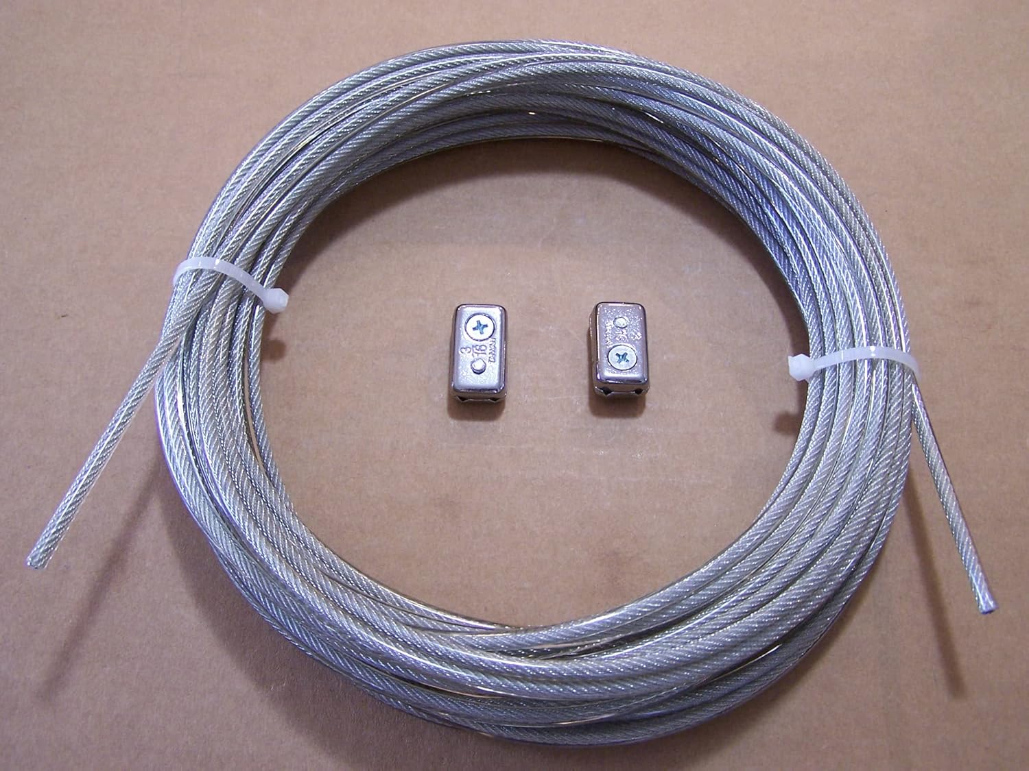 Marine Boat Pulley Tiller Rope Steering Cable 50 Ft. and