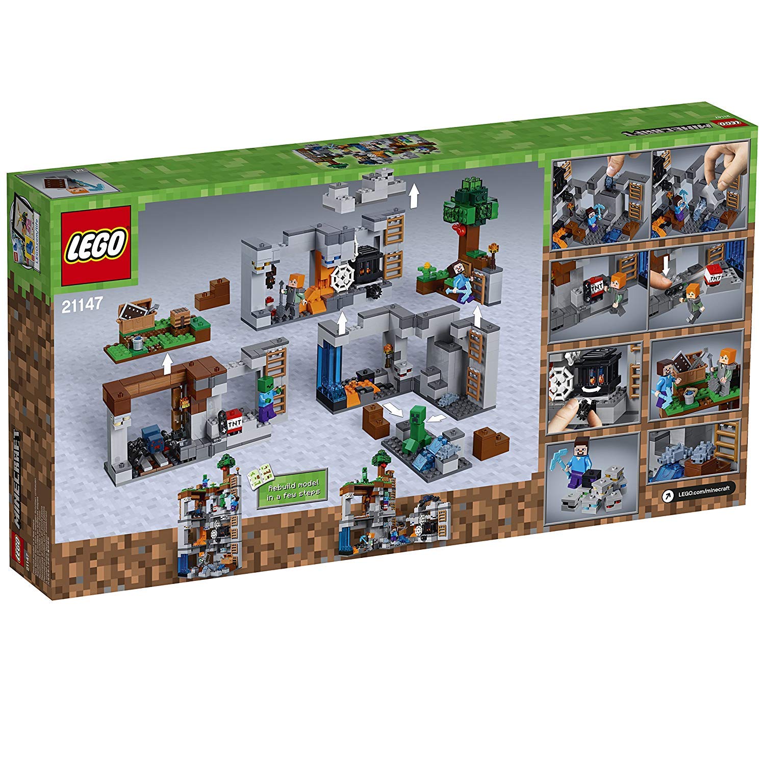 Amazon.co.jp: レゴ(LEGO)マインクラフト ベッドロックの冒険 21147  