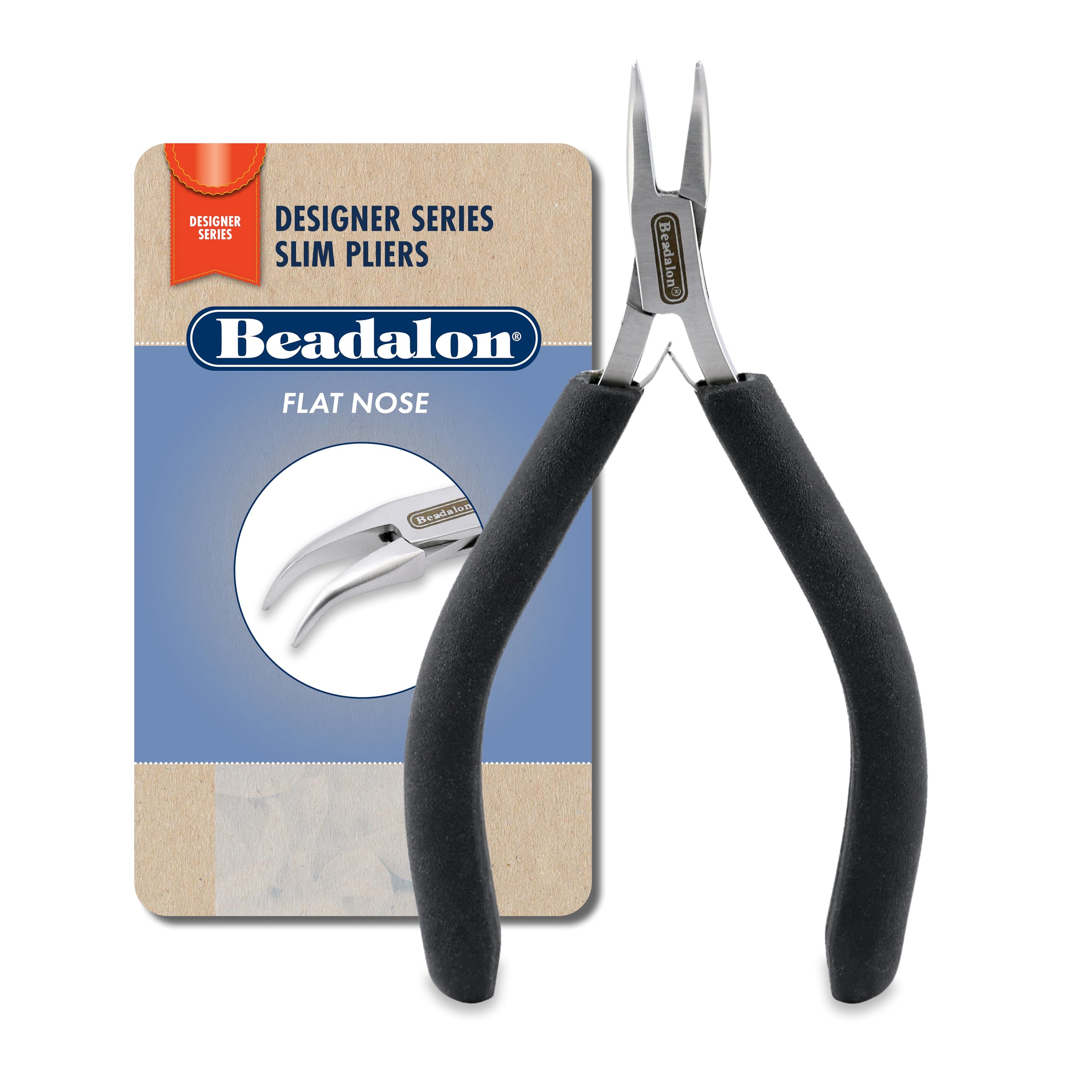 Pince chaîne nez mince pliée Beadalon de 5,75 pouces pour la création de bijoux