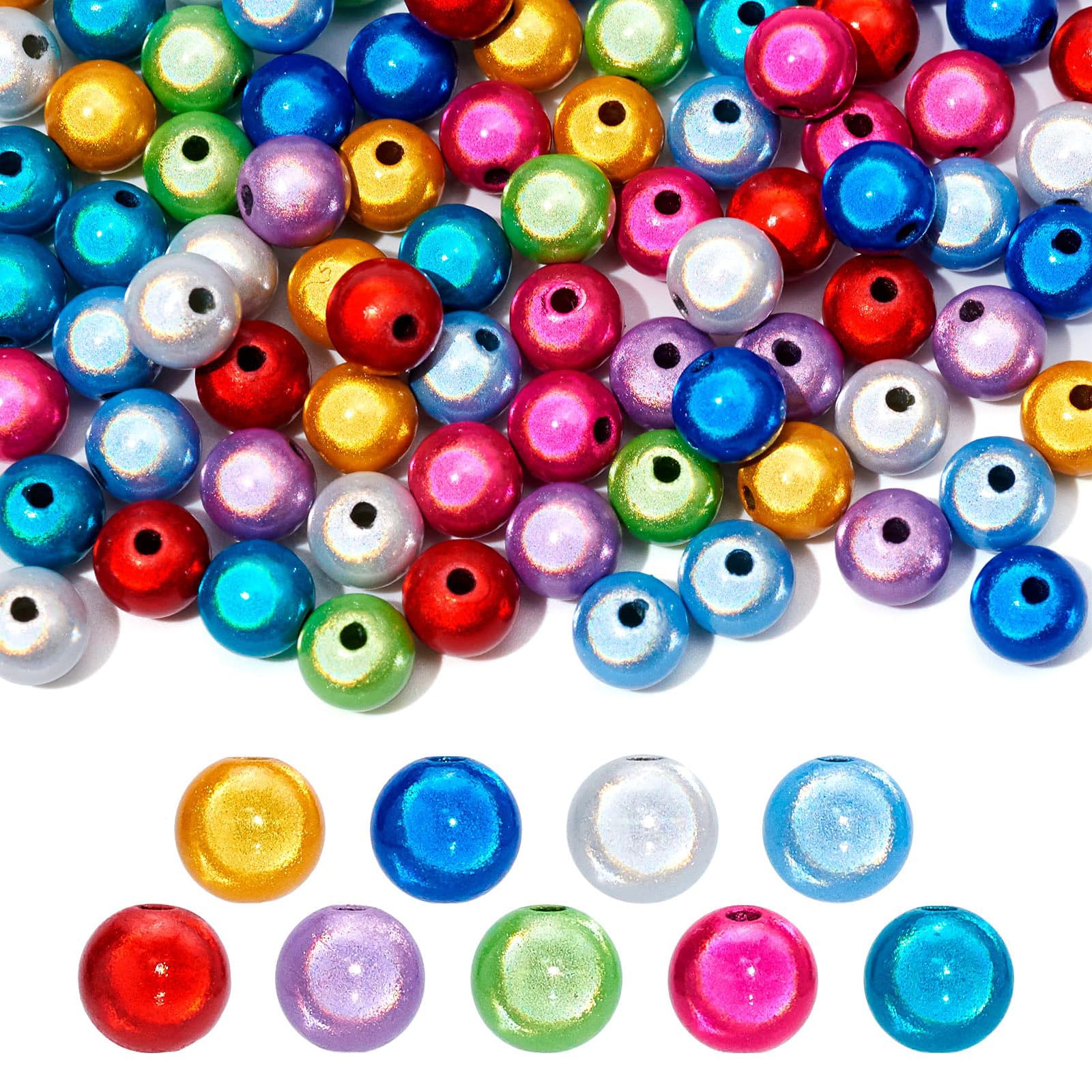 60/100/200/300/600pcs 4-30mm Reflecterende Kralen 3D