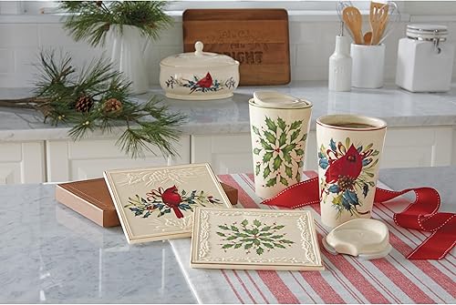Vista 136 de Lenox 146504510 - Tazón de verduras navideño